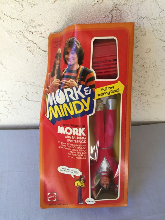 Mork & Mindy Mork Robin Williams Talking Action Figure Mattel New In Box Vintage 1979 [Photo 1]
