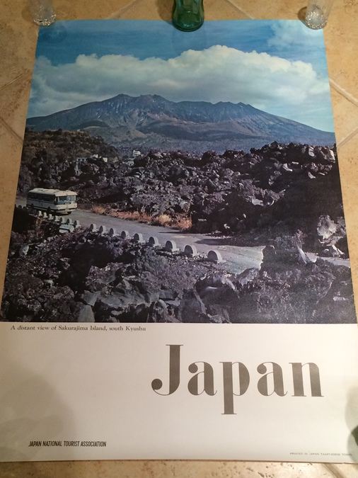 Original Vintage Japan Travel Poster [Photo 1]