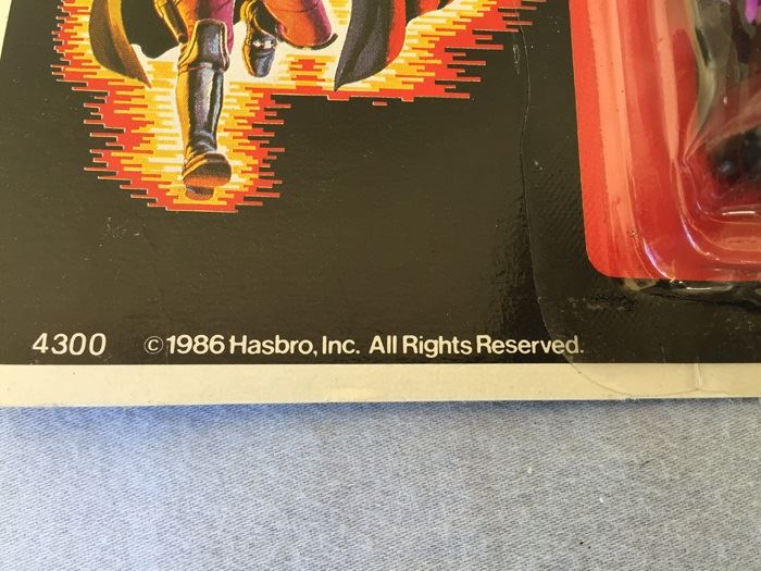 G. I. Joe Collectable Eraser Hasbro New On Card Vintage 1986 [Photo 4]