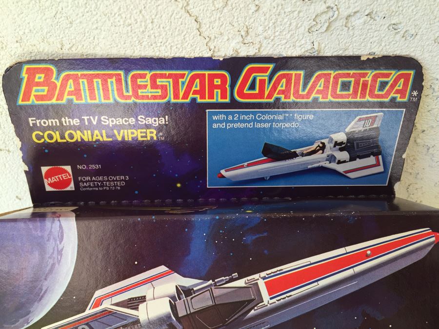Battlestar Galatica Colonial Viper Mattel New In Box Vintage 1978 [Photo 4]