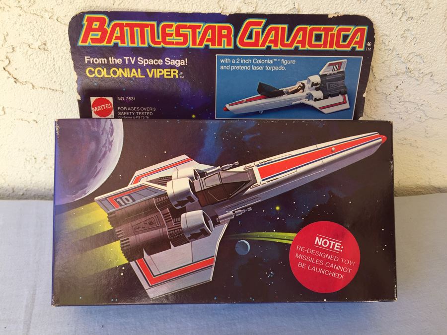 Battlestar Galatica Colonial Viper Mattel New In Box Vintage 1978
