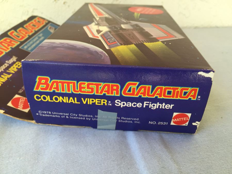 Battlestar Galatica Colonial Viper Mattel New In Box Vintage 1978