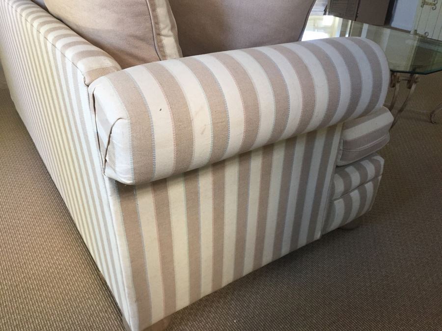 Upholstered Striped Sofa SLEEPER [Photo 7]