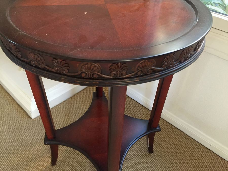 Bombay Two-Tiered Round Side Table [Photo 3]