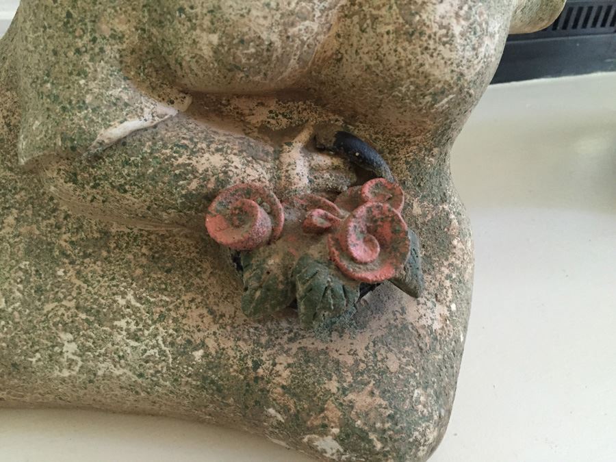 Large Pair Of Mexican Pottery Two Women Conversing [Photo 5]