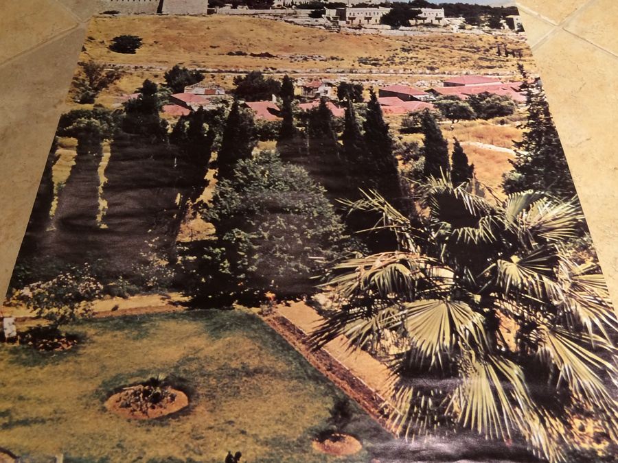 Original Vintage Jerusalem Israel Travel Poster [Photo 3]