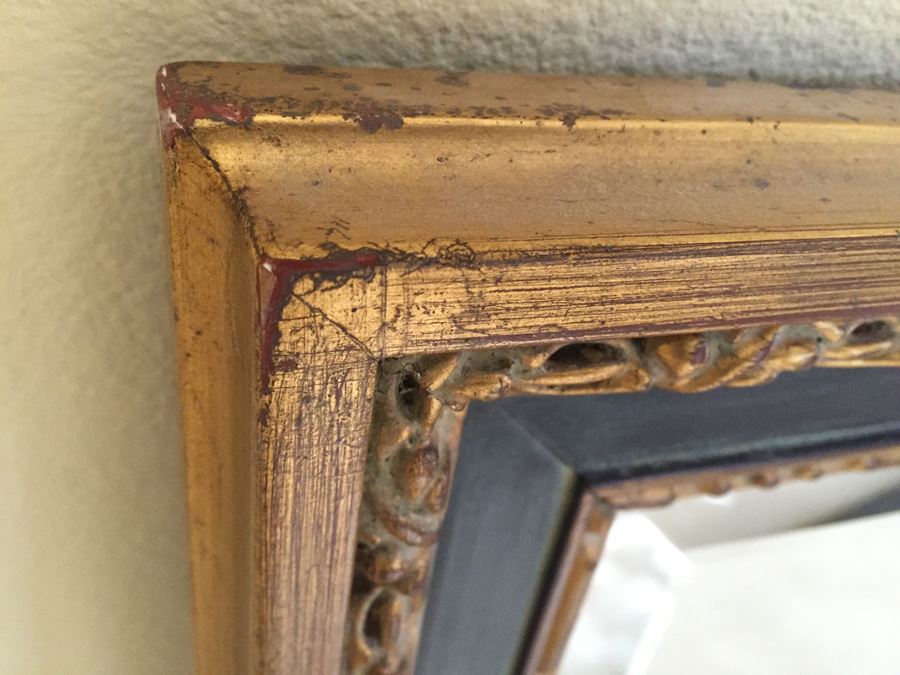 Vintage Wooden With Beveled Glass [Photo 4]