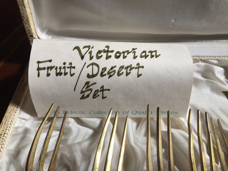 Victorian Fruit Dessert Set Estimate $125 [Photo 7]