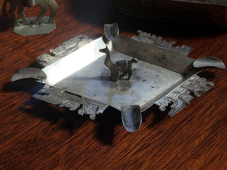 Ashtray, Candle Holder & Bowl Lot [Photo 2]