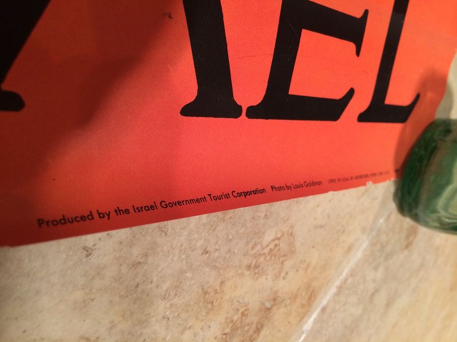 Original Vintage Israel Travel Poster [Photo 5]