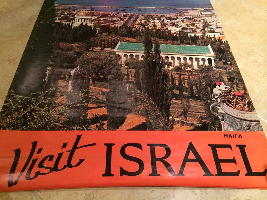 Original Vintage Israel Travel Poster [Photo 2]