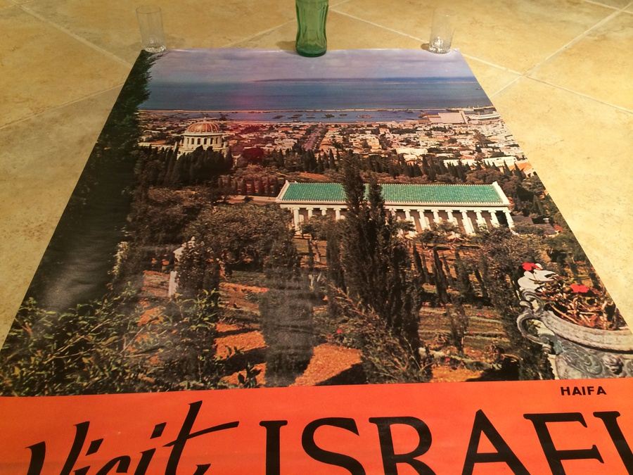 Original Vintage Israel Travel Poster [Photo 6]