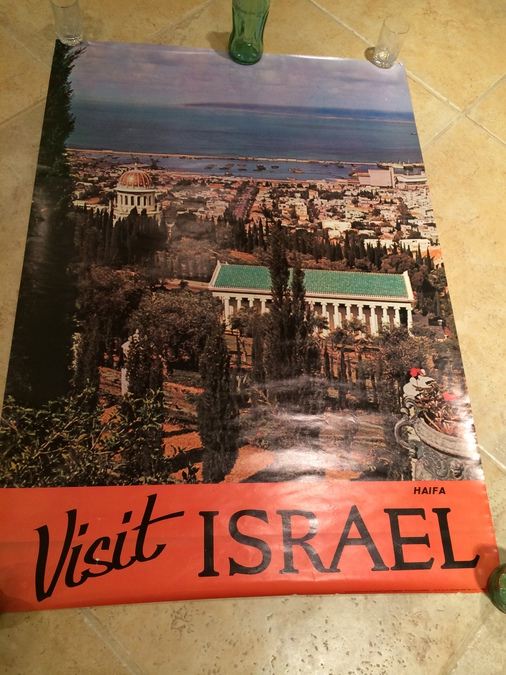 Original Vintage Israel Travel Poster [Photo 1]