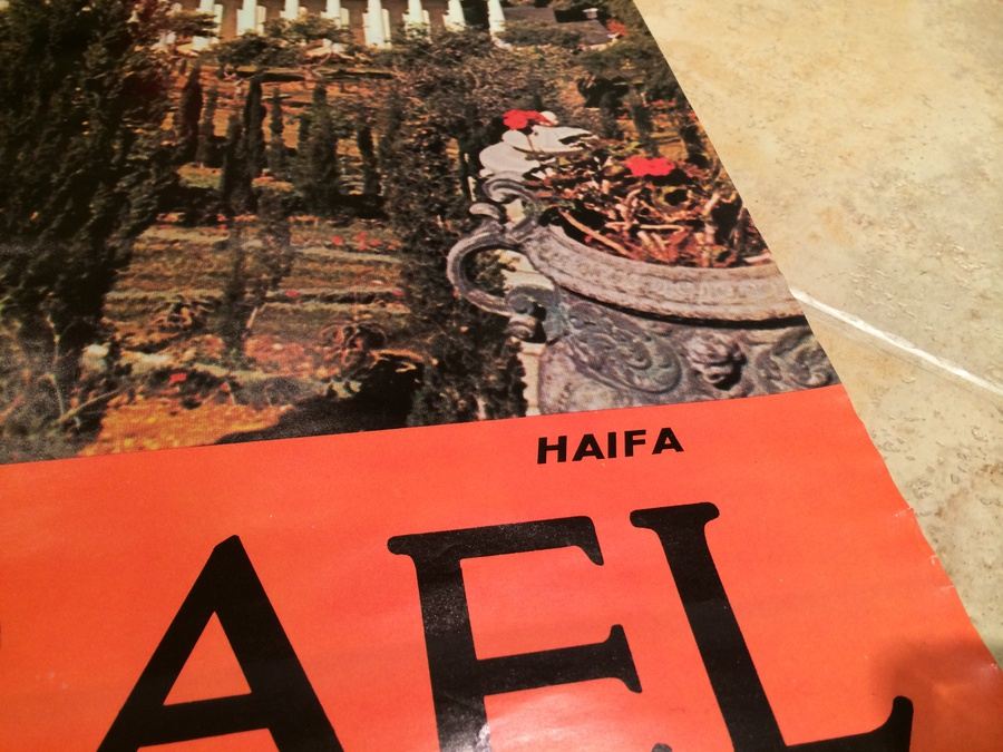 Original Vintage Israel Travel Poster [Photo 3]