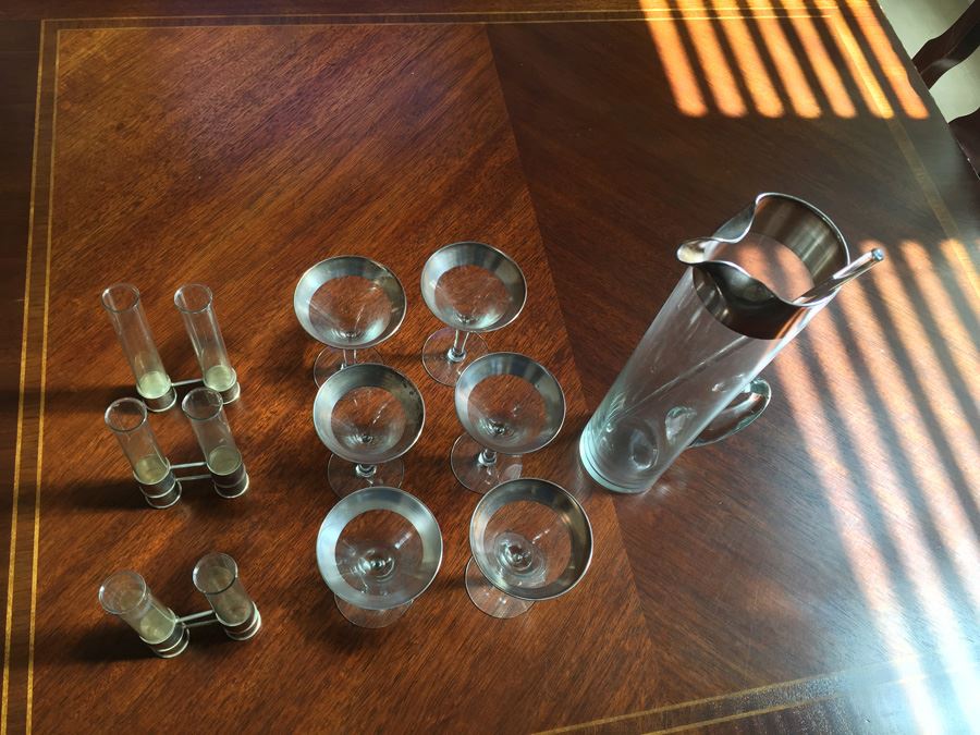 Stemware Set Originally Owned By TV Show Beverly Hillbillies Mom Irene Ryan [Photo 11]