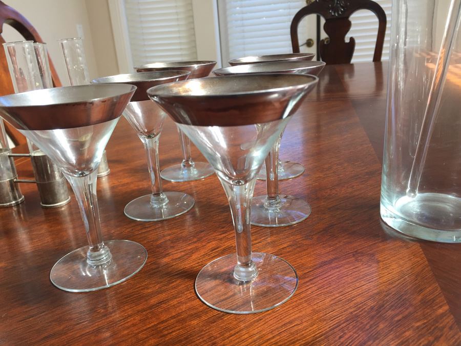 Stemware Set Originally Owned By TV Show Beverly Hillbillies Mom Irene Ryan [Photo 4]