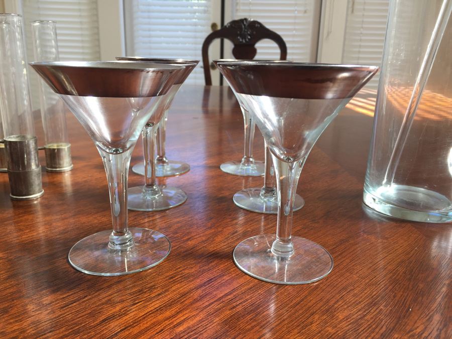 Stemware Set Originally Owned By TV Show Beverly Hillbillies Mom Irene Ryan [Photo 2]