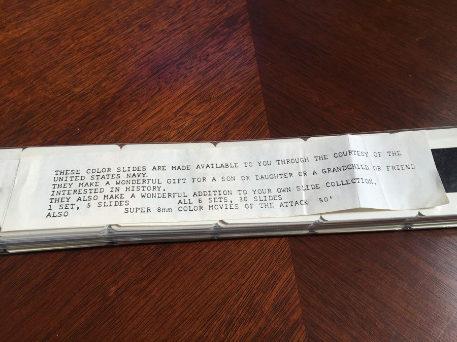 Incredible Set Of Color Slides Courtesy Of The US Navy Showing The Attack On Pearl Harbor Dec 7 1941 [Photo 5]