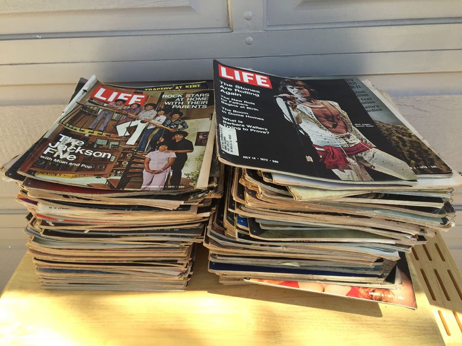Large Collection Of LIFE Magazines