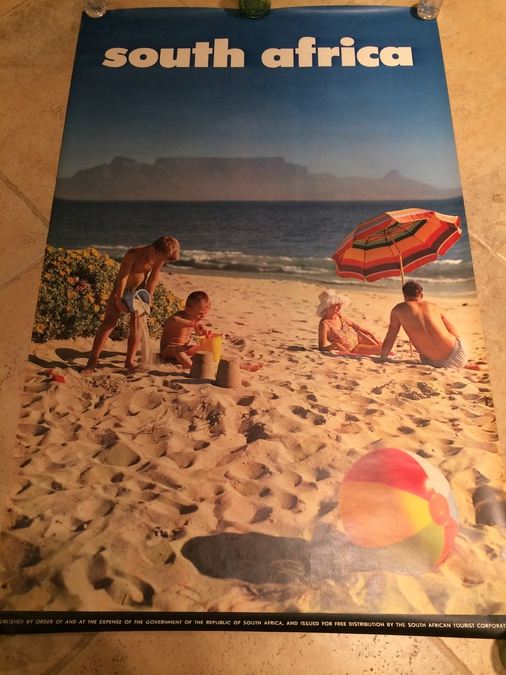 Original Vintage South Africa Travel Poster [Photo 1]