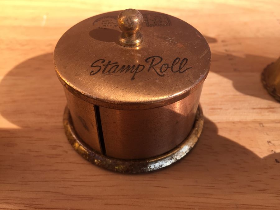 Brass Elephants, Candle Holders And Stamp Roll [Photo 5]