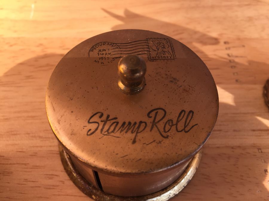 Brass Elephants, Candle Holders And Stamp Roll [Photo 4]