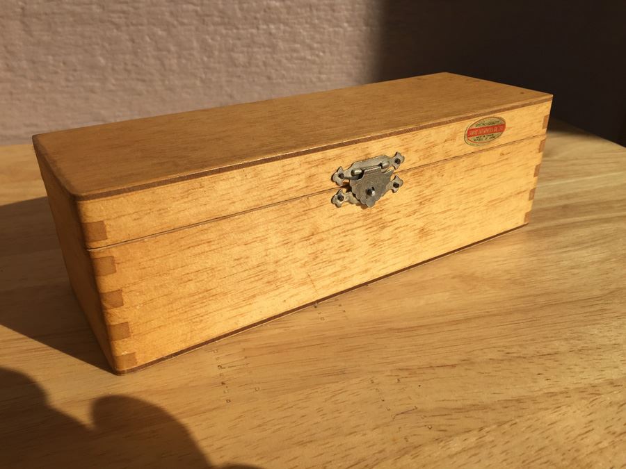 Vintage Domino Set With Wooden Box