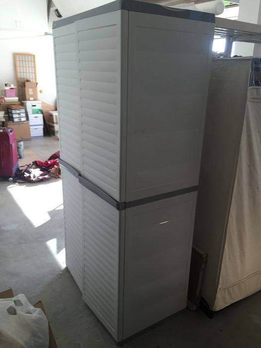 Keter Freestanding Storage Cabinet With Doors - Does Not Include Contents Of Cabinet