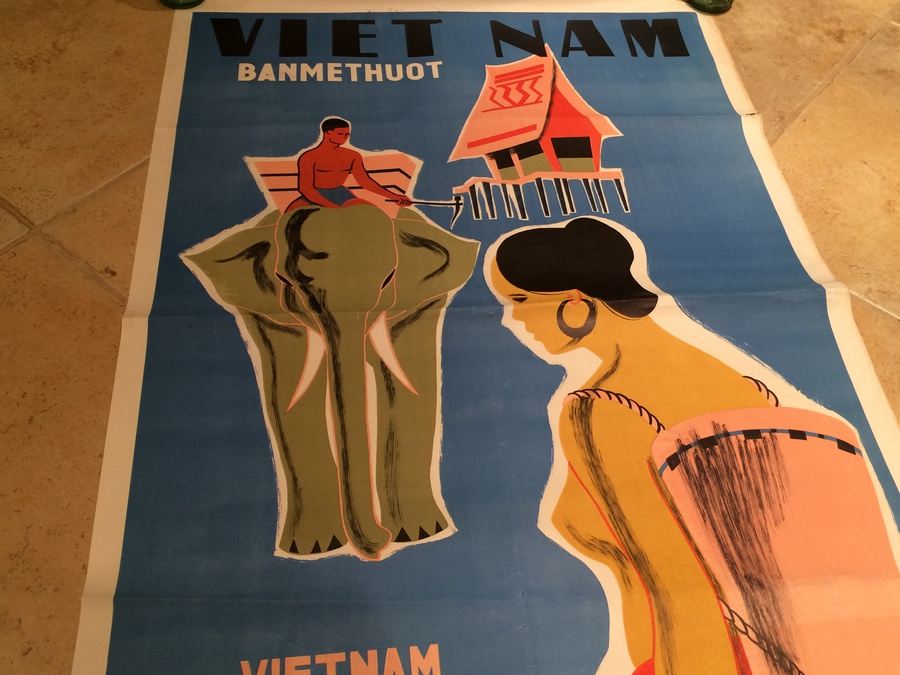 Original Vintage Vietnam Travel Poster - 1960 [Photo 3]