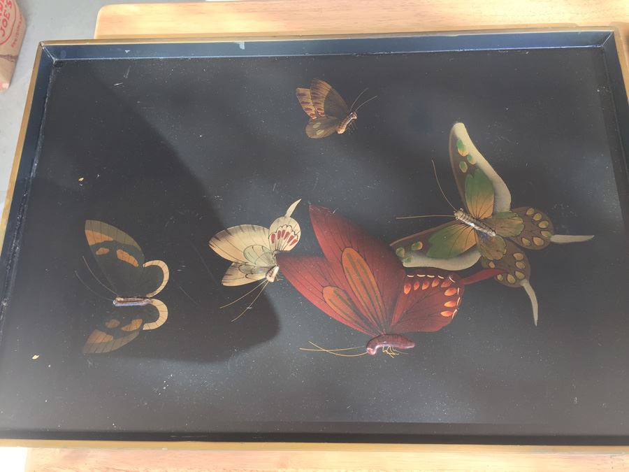 Tray Lot Butterflies Owl Dansk [Photo 6]