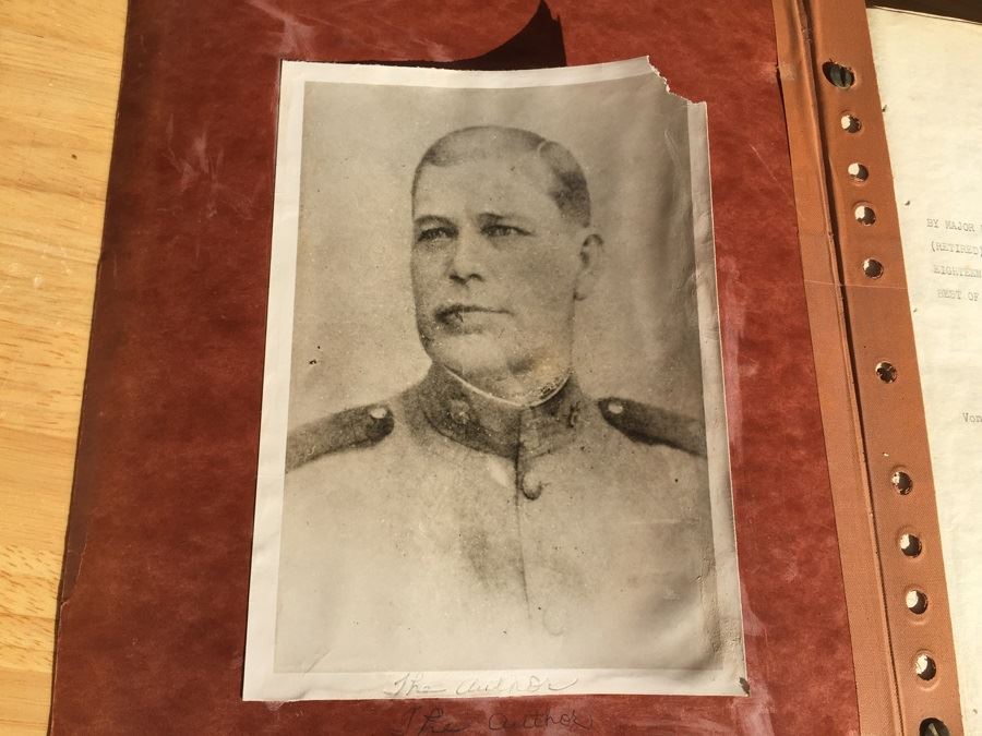 Unpublished Original Draft Book Recounting Military Experience Of Major Harrison O. Fletcher Complete With Many Photos [Photo 4]