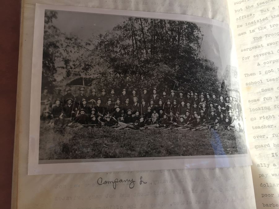 Unpublished Original Draft Book Recounting Military Experience Of Major Harrison O. Fletcher Complete With Many Photos [Photo 10]