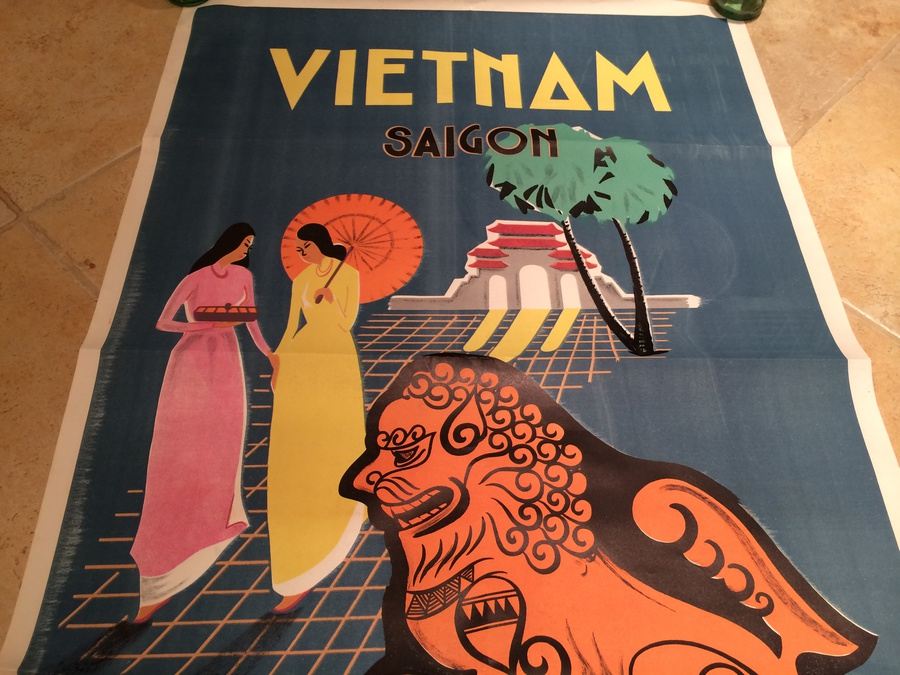 Original Vintage Vietnam Travel Poster - 1960 [Photo 5]