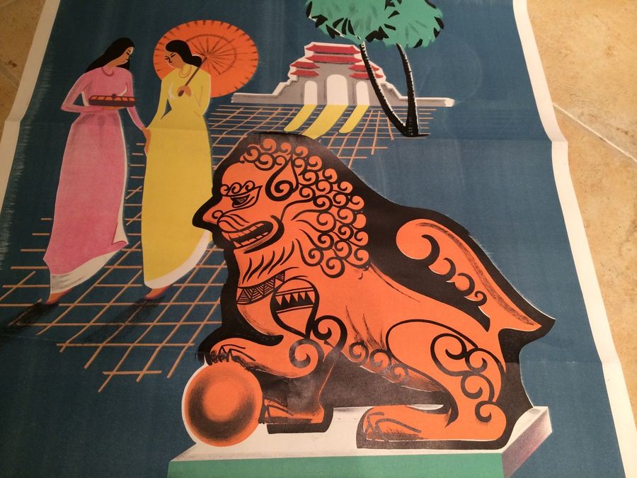 Original Vintage Vietnam Travel Poster - 1960 [Photo 6]