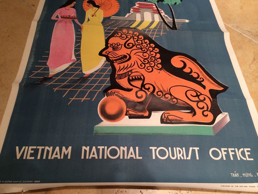 Original Vintage Vietnam Travel Poster - 1960 [Photo 4]