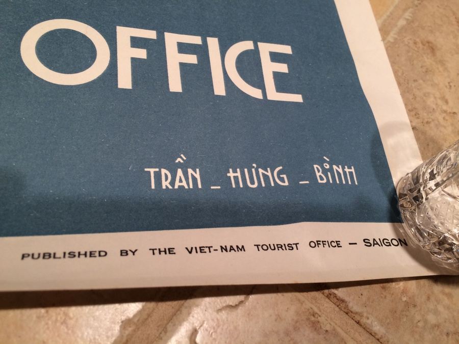 Original Vintage Vietnam Travel Poster - 1960 [Photo 3]