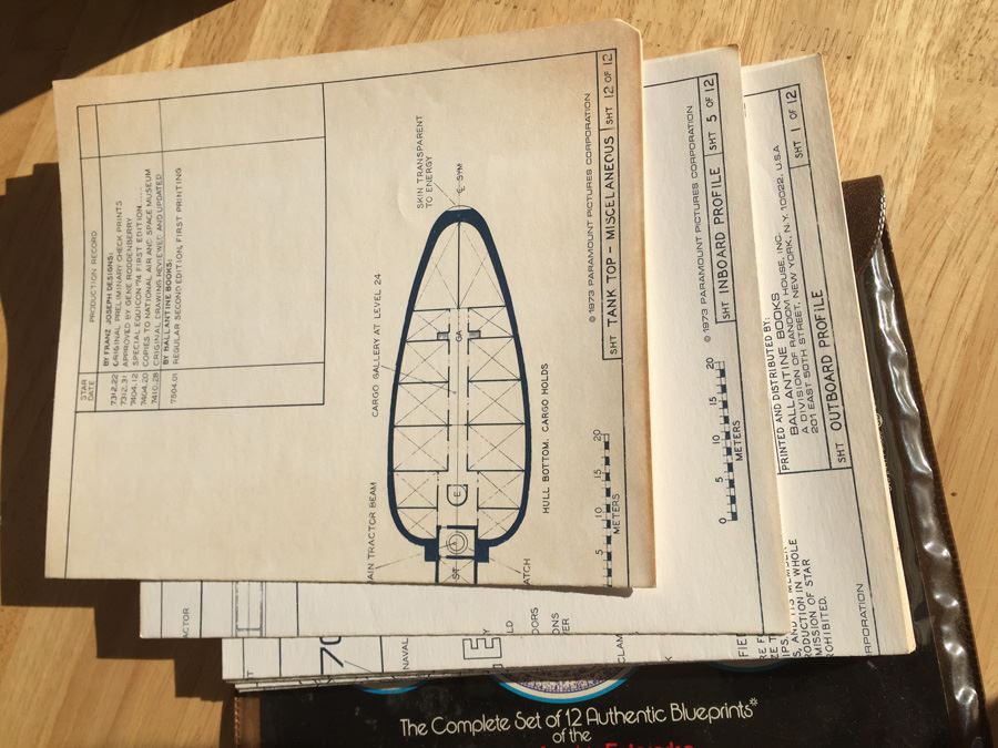 STAR TREK Blueprints Vintage 1973 [Photo 7]