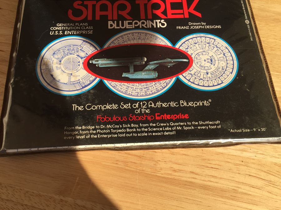 STAR TREK Blueprints Vintage 1973 [Photo 4]