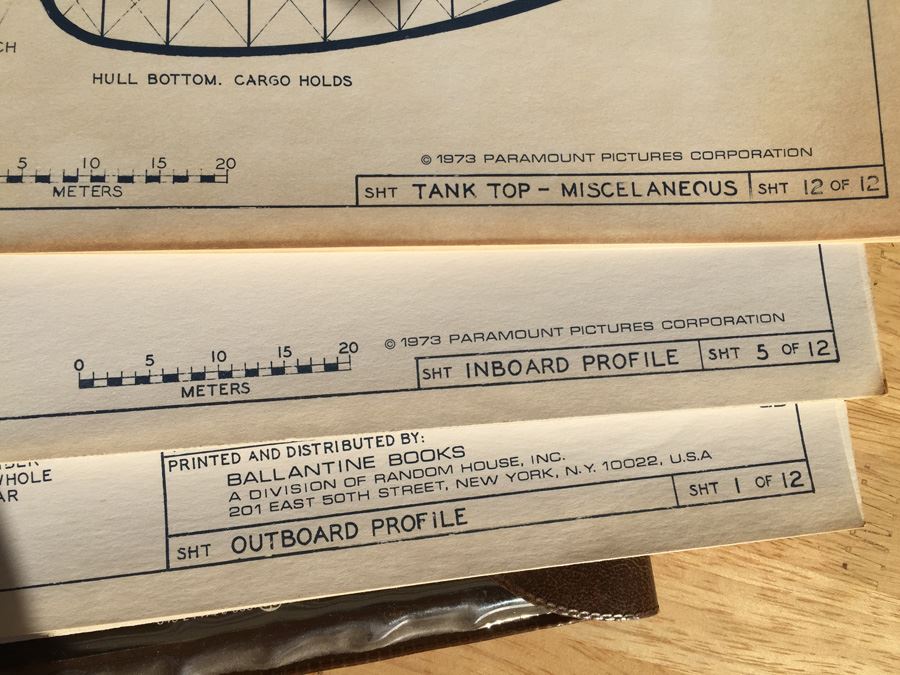 STAR TREK Blueprints Vintage 1973 [Photo 3]