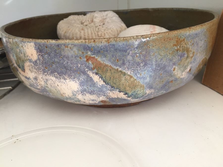 Closet Lot With Kitchen Pans, Cleaning Supplies, Milk Glass And Various Items [Photo 8]