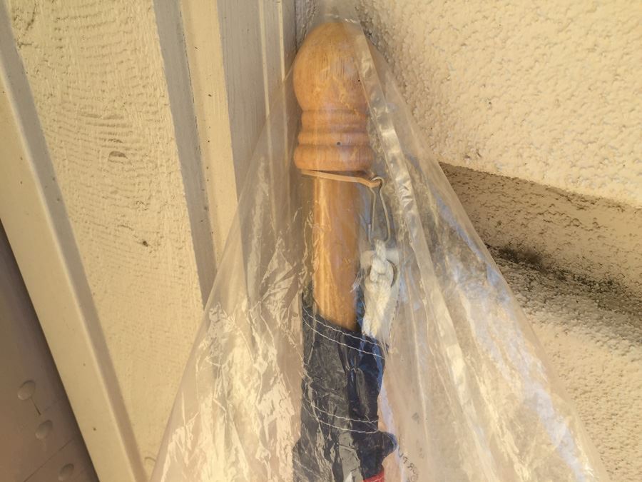 US Flag With Wooden Pole [Photo 2]