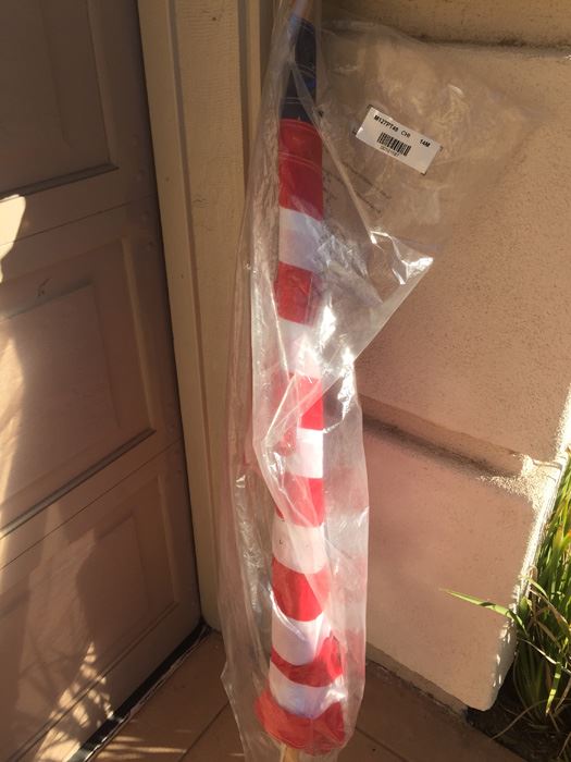 US Flag With Wooden Pole [Photo 4]