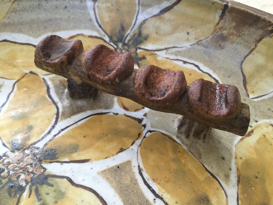 Retro 70s Hand Made Pottery Ashtray Signed And California Pottery [Photo 3]