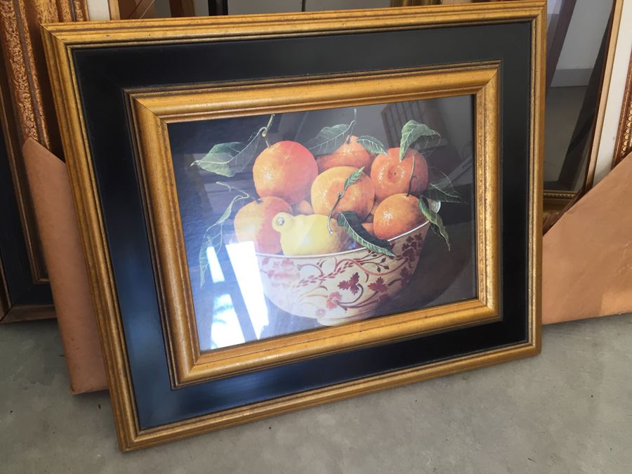 Wooden Frame And Print Lot [Photo 2]