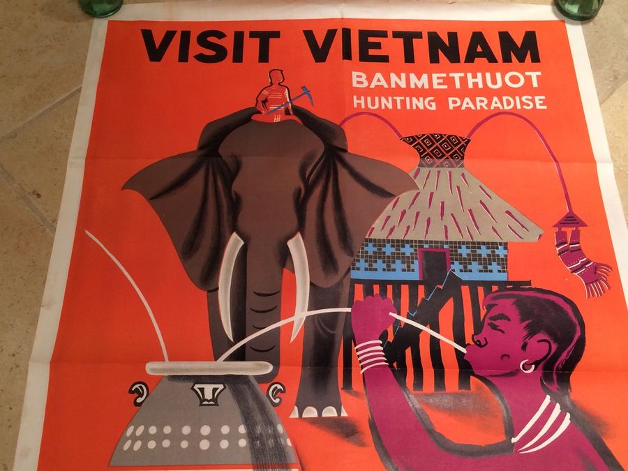 Original Vintage Vietnam Travel Poster - 1960 [Photo 3]