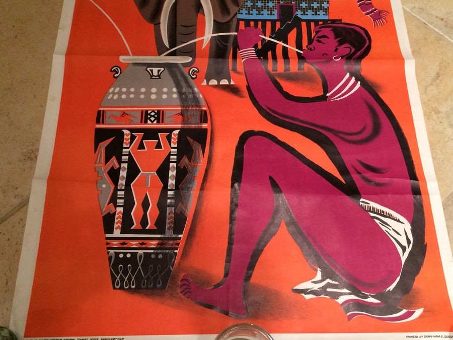 Original Vintage Vietnam Travel Poster - 1960 [Photo 2]
