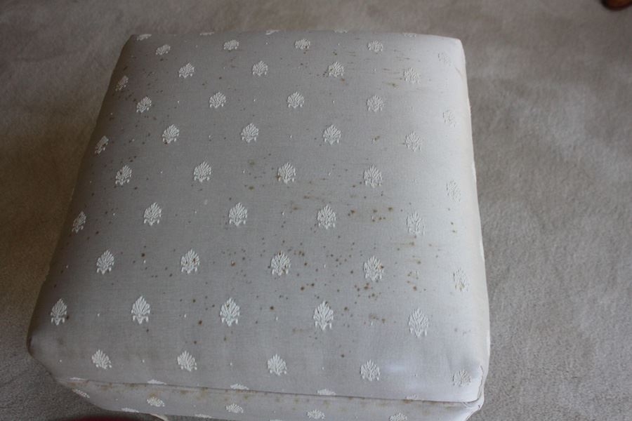 Upholstered Metal Stool Needs To Be Reupholstered [Photo 4]