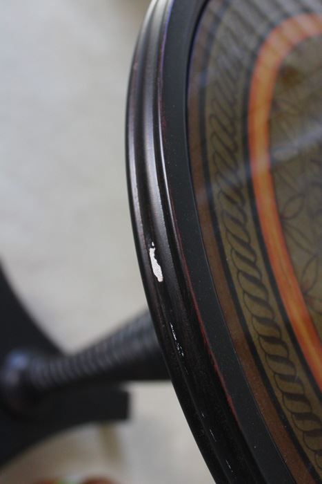 Bombay Round Side Table With Turned Pedestal Base [Photo 4]