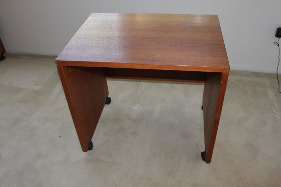 Balans Variable Chair (Norway Designed By Peter Opsvik) And Small Desk On Casters - Chair Retails for $425 [Photo 7]