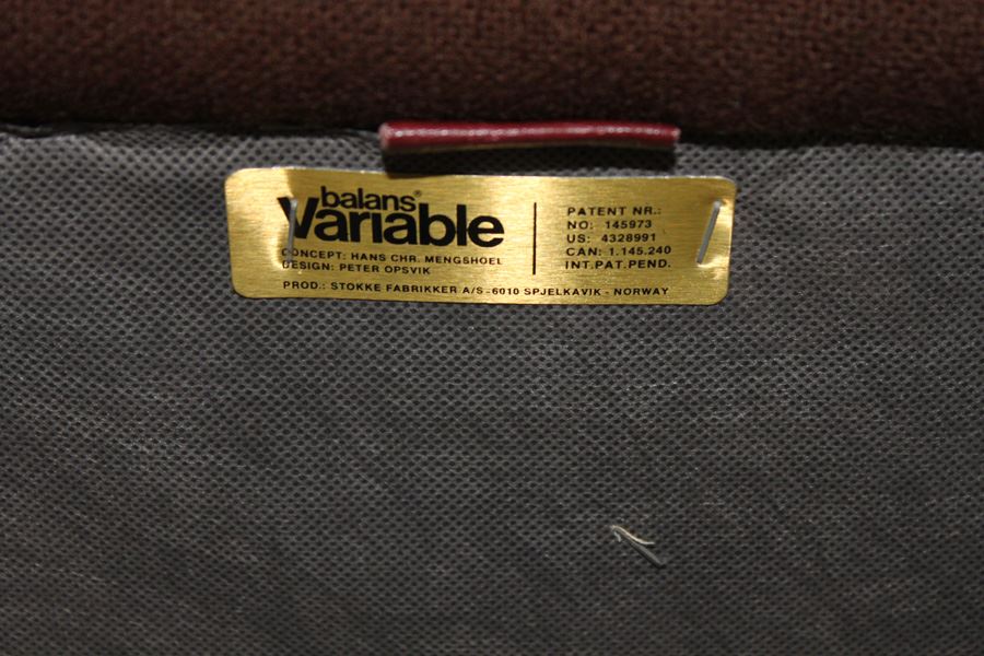 Balans Variable Chair (Norway Designed By Peter Opsvik) And Small Desk On Casters - Chair Retails for $425 [Photo 2]